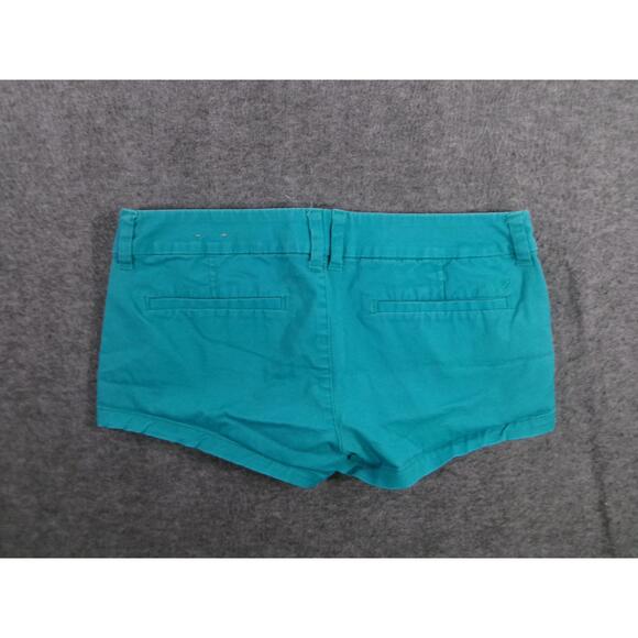 American Eagle Shorts Womens 4 Teal Shortie Casual Preppy Beachy Summer Chic - Picture 11 of 12